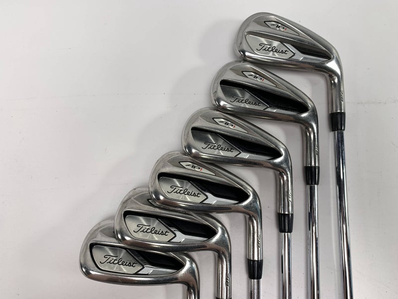 Titleist 718 AP1 Iron Set 5-PW True Temper AMT Red R300 Regular Steel Mens RH