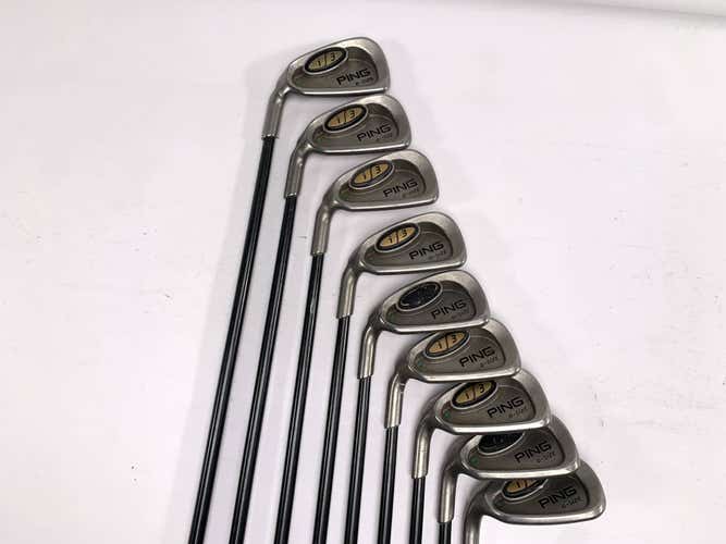 Ping i3 Oversize Iron Set 3-PW+SW Black Dot 350 Series Regular Graphite Mens LH