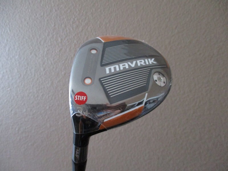 NEW LH CALLAWAY MAVRIK 13.5* 3+ FAIRWAY WOOD PJX EVENFLOW RIPTIDE 60g STIFF FLEX (No HC)