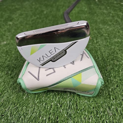 Taylormade Kalea White Green 32" Mid Mallet Putter Right Handed RH With HC