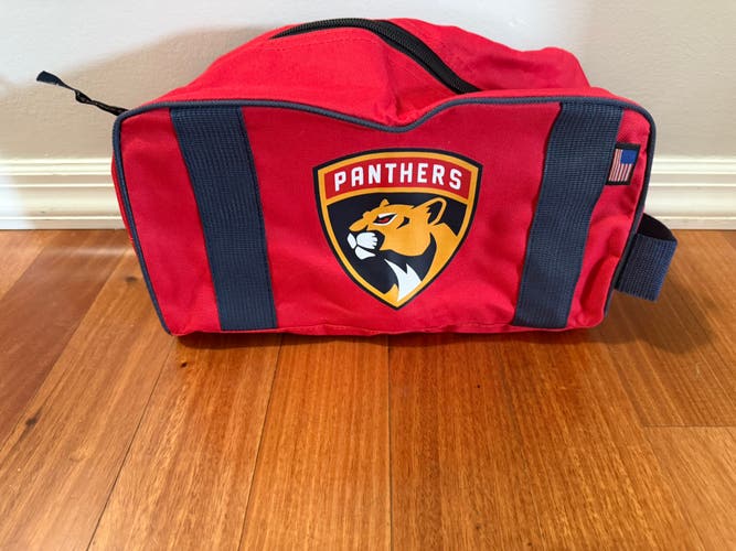 Pro Stock NHL Florida Panthers Toiletry Bag Tape Equipment Player Issue