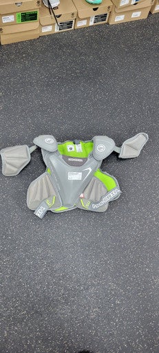 Used Maverik MX Lacrosse Shoulder Pads Grey MD 11497-S000150971