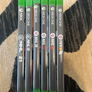 Xbox One Games (NHL 16,17,18,19 and 21 and FIFA 16