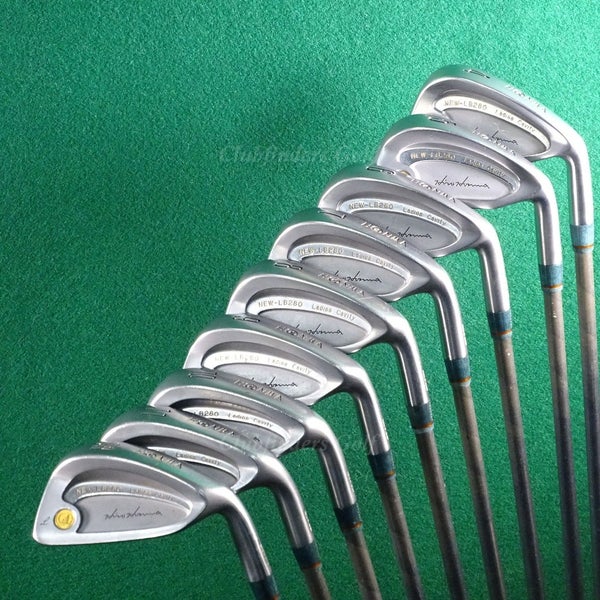 Lady Honma New LB-280 4-SW Iron Set, Big-LB 1, 3 & 5 Woods 12-Piece Set *READ*