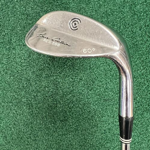 Cleveland Tour Action Reg 588 Chrome Lob Wedge 60 Right Handed Steel Shaft 35"