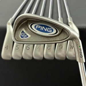 PING G5 IRON SET 3-W GREEN DOT