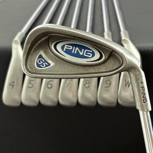 PING G5 IRON SET 3-W GREEN DOT