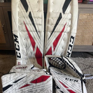 33" CCM Extreme Flex 4 Regular Goalie Full Set Pro Stock (Used)