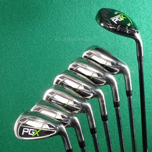 Pinemeadow Golf PGX TS 23 4 Hybrid, 5-PW Iron Set Factory Regular Flex