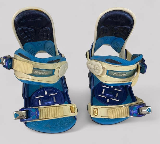 Ride Preston EX Blue Snowboard Bindings Size Medium | SidelineSwap