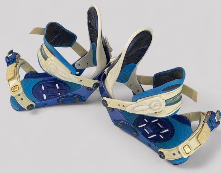 Ride Preston EX Blue Snowboard Bindings Size Medium | SidelineSwap