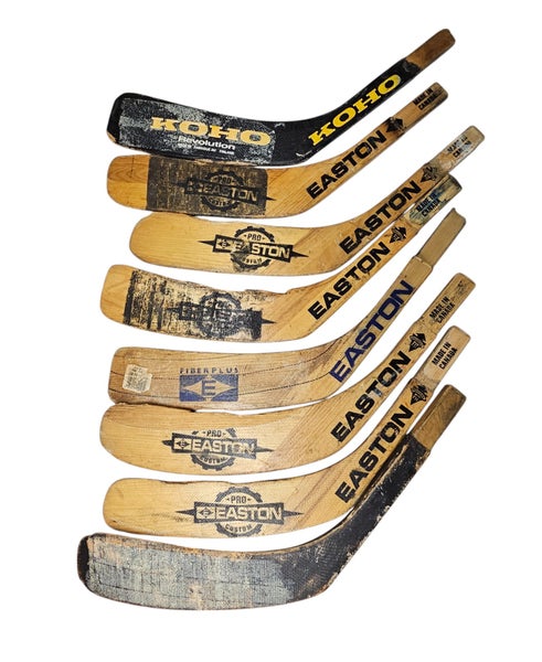 Needs Repairs - 7 Pc Lot Pro Easton Custom LH - Adult Ice Hockey SR Stick Blade