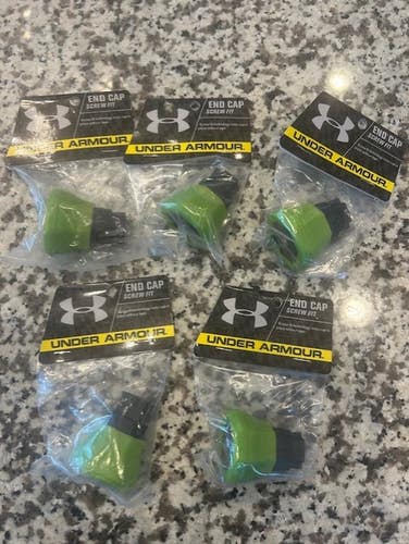 Under Armour lacrosse screw in end caps lot of 5 NEW