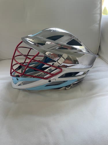Cascade XRS Lacrosse Helmet - Chrome Silver (Retail: $350)