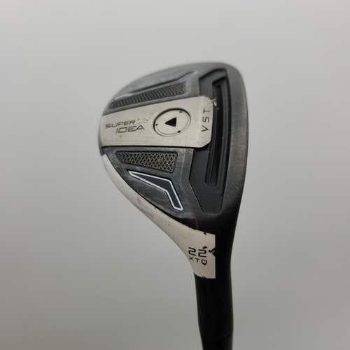 2012 ADAMS IDEA SUPER LS 4 HYBRID 22* STIFF MITSU KURO KAGE +HC FAIR