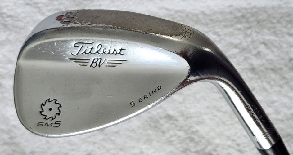 Titleist SM5 S-Grind 60°/07 Wedge RH; Steel Shaft