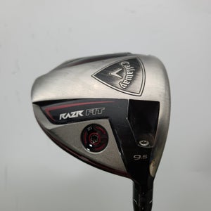 2012 CALLAWAY RAZR FIT DRIVER 9.5* REG MITSU KURO KAGE RED 50G FAIR