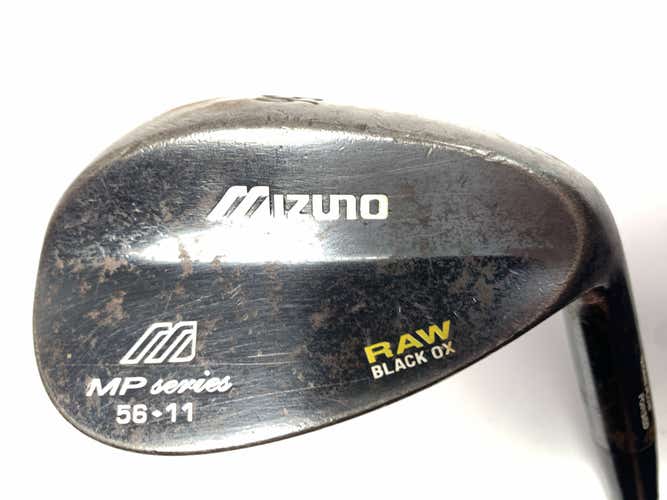 Mizuno MP Raw Black Ox Wedge 56* 11 Dynamic Gold Wedge Steel Mens RH