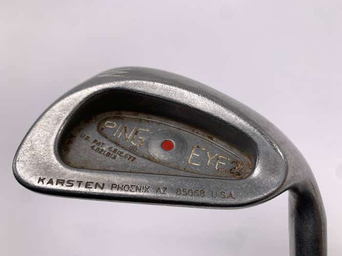 Ping Eye 2 Wedge Red Dot 1* Flat Karsten ZZ-Lite Wedge Steel Mens RH