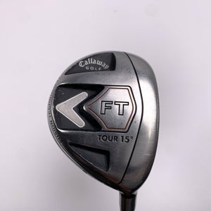 Callaway FT Tour 2008 3 Fairway Wood 15* Fujikura E Fit-On 370 Stiff RH Midsize