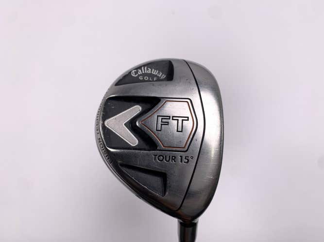 Callaway FT Tour 2008 3 Fairway Wood 15* Fujikura E Fit-On 370 Stiff RH Midsize