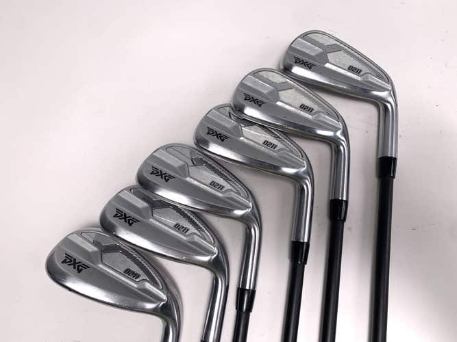 PXG 0211 2021 Iron Set 7-PW+GW+SW Mitsubishi Chemical MMT 70 Regular Graphite RH