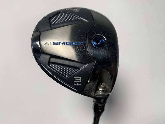 Callaway Paradym Ai Smoke TD 3 FW 15* HZRDUS 5.5 Gen 4 Dual Torsional Reg RH