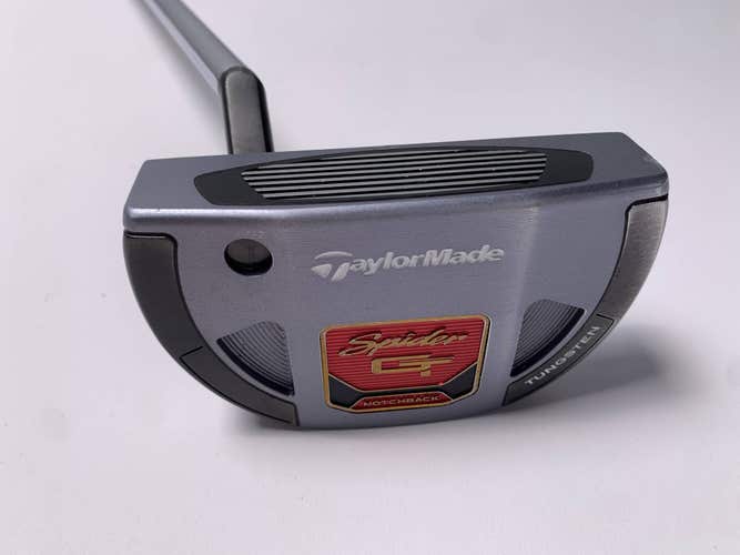 TaylorMade Spider GT Notchback Slant Putter 34" SuperStroke Flatso 1.0 Mens LH