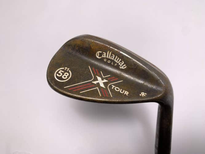 Callaway X Tour Raw Lob Wedge LW 58* 11 Bounce Wedge Steel Mens RH