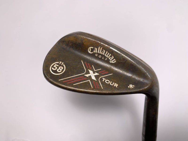 Callaway X Tour Raw Lob Wedge LW 58* 11 Bounce Wedge Steel Mens RH