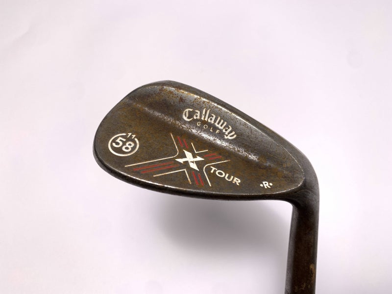Callaway X Tour Raw Lob Wedge LW 58* 11 Bounce Wedge Steel Mens RH