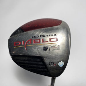 Callaway Big Bertha Diablo Driver 10* Aldila DVS 65g Regular Graphite Mens RH