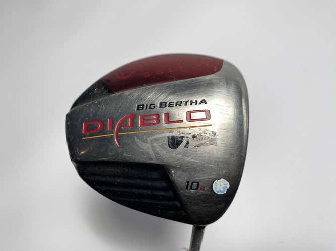 Callaway Big Bertha Diablo Driver 10* Aldila DVS 65g Regular Graphite Mens RH