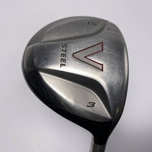 TaylorMade V Steel 3 Fairway Wood 15* MAS2 Regular Graphite Mens RH