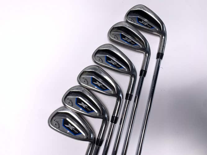 Callaway X Series N416 Iron Set 4-9 Uniflex Steel Mens RH Midsize Grips
