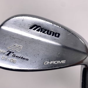 Mizuno MP T Series Chrome 2008 Wedge 51*6 Bounce Dynamic Gold Wedge Steel RH