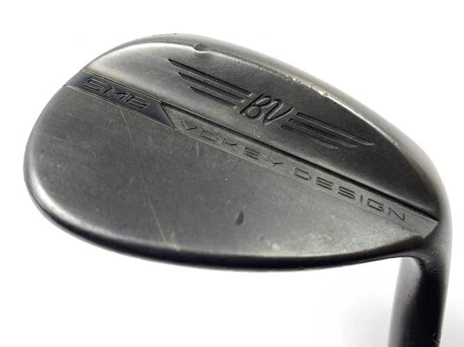 Titleist Vokey SM8 Jet Black Lob Wedge LW 60* 4 Bounce L-Grind Wedge Steel RH