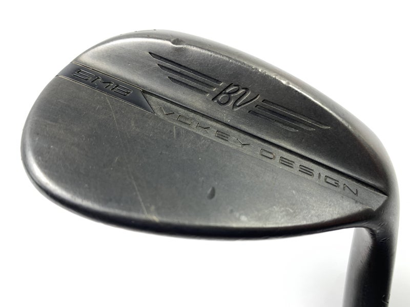 Titleist Vokey SM8 Jet Black Lob Wedge LW 60* 4 Bounce L-Grind Wedge Steel RH