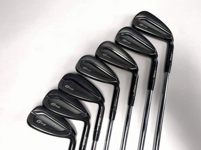 Ping G710 Iron Set 5-PW+UW Red Dot AWT 2.0 Regular Steel 1* Flat Mens RH