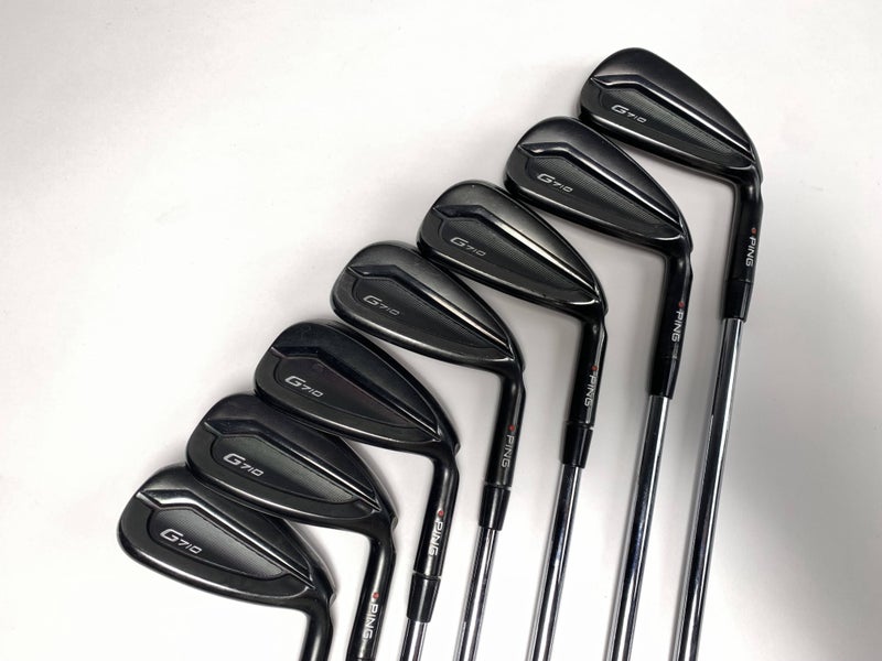 Ping G710 Iron Set 5-PW+UW Red Dot AWT 2.0 Regular Steel 1* Flat Mens RH