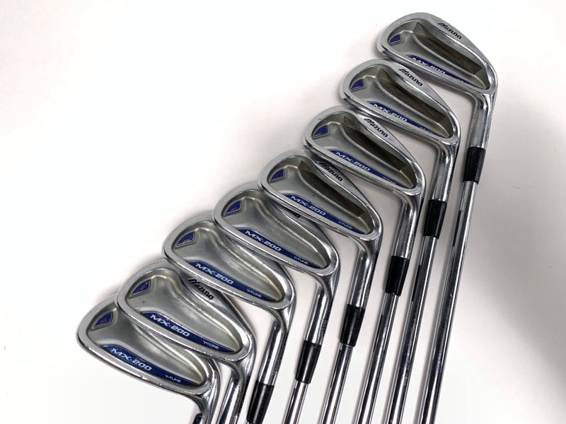 Mizuno MX 200 Iron Set 4-PW+GW True Temper Dynalite Gold XP S300 Stiff Mens RH