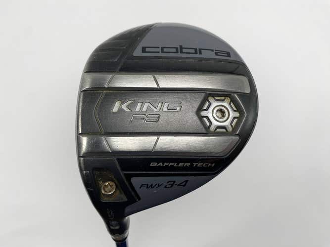 Cobra KING F8 3-4 Fairway Wood 16* Hand Crafted EvenFlow 6.5 65g Extra Stiff LH