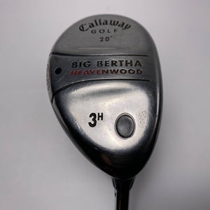Callaway Big Bertha Heavenwood 3 Hybrid 20* Big Bertha Uniflex RH Midsize Grip