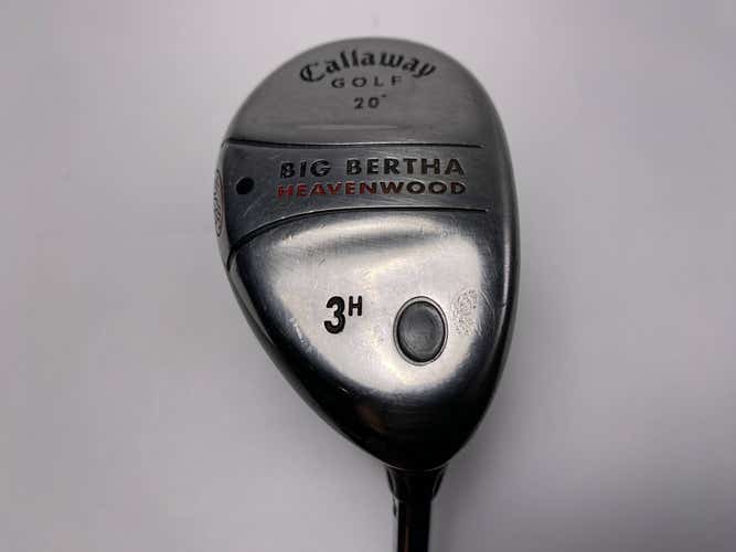 Callaway Big Bertha Heavenwood 3 Hybrid 20* Big Bertha Uniflex RH Midsize Grip