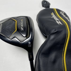 TaylorMade RocketBallz Black 3 Fairway Wood 15* RocketFuel 55g Stiff RH HC