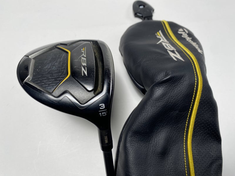 TaylorMade RocketBallz Black 3 Fairway Wood 15* RocketFuel 55g Stiff RH HC