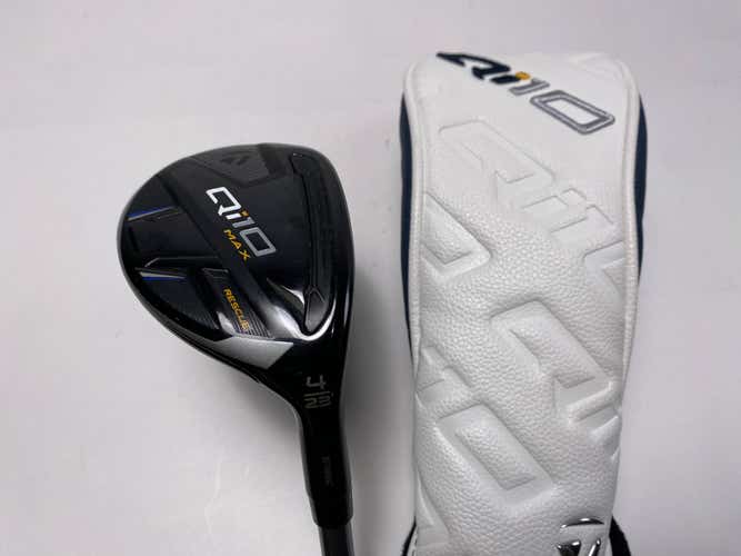 TaylorMade Qi10 MAX 4 Hybrid 23* Fujikura Speeder NX 50g Senior RH HC