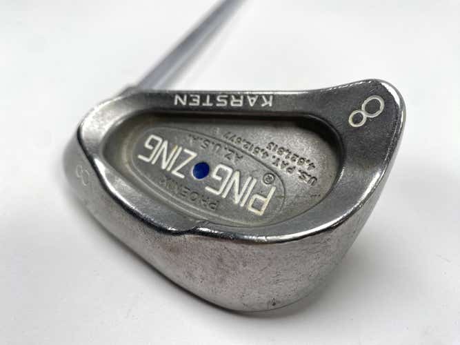 Ping Zing Single 8 Iron Blue Dot 1* Up Karsten KT-M Stiff Steel Mens RH