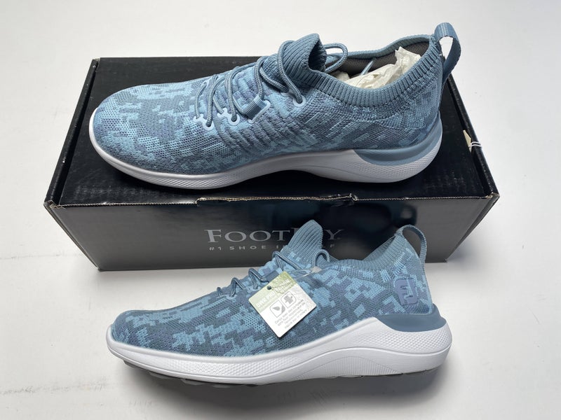 FootJoy FJ Flex XP Golf Shoes Digital Camo Blue Women's SZ 8 (95349)