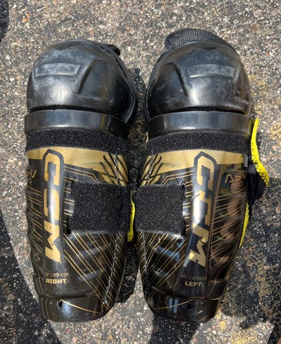 Junior CCM ASV Pro Shin Pads 10" (Used)